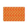 Vibrant Pet Food Mat - 12x18 Non-Slip Design for Cats and Dogs-Orange - Image 2
