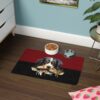 Bernese Mountain Pet Food Mat (12x18)  -Garnet/Black - Image 4
