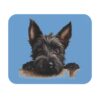 Scottish Terrier Mouse Pad -Light Blue Pet Design for Dog Lovers - Image 2