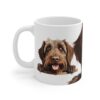 Wirehaired Pointing Griffon  11oz white ceramic mug exudes a cozy and warm vibe. - Image 4