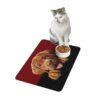 Dogue de Bordeaux Dog Food Mat (12x18)  -Garnet/Black - Image 4