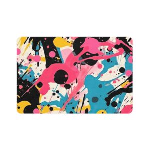 Abstract Design 1 Pet Food Mat (12x18)