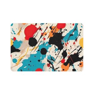 Abstract Design 5 Pet Food Mat (12x18)