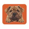 Shar Pei Mouse Pad -Orange Cute Pet Design for Dog Lovers - Image 2