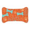 Colorful Pet Feeding Mats with Fun Bones & Paws Design - Orange - Image 5