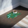 Colorful Pet Feeding Mats with Fun Bones & Paws Design - Dark Green - Image 11