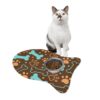 Colorful Pet Feeding Mats with Fun Bones & Paws Design-Brown - Image 10