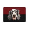 English Setter Dog Food Mat (12x18)  -Garnet/Black - Image 2