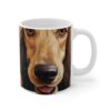 Afghan Hound  11oz white ceramic mug exudes a cozy and warm vibe. - Image 5