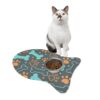 Colorful Pet Feeding Mats with Fun Bones & Paws Design-Dark Grey - Image 10