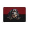 Gordon Setter Dog Food Mat (12x18)  -Garnet/Black - Image 2