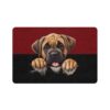Mastiff Dog Food Mat (12x18)  -Garnet/Black - Image 2