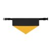 Black and Gold Stylish Pet Bandana Collar for Dogs - Fashionable and Comfortable - Image 2