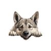Norwegian Elkhound  Dog Kiss-Cut Sticker - Perfect for Pet Lovers & Laptop Decor - Image 2