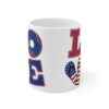 Patriotic Love Mug - 11oz USA Themed Coffee Cup with Fun Donut and Flip Flop Designs - Image 3