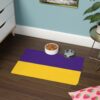 Pet Food Mat (12x18) - Purple/Gold - Image 4