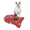 Colorful Pet Feeding Mats with Fun Bones & Paws Design-Dark Red - Image 10