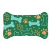 Colorful Pet Feeding Mats with Fun Bones & Paws Design - Dark Green - Image 5
