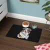 Australian Shepard Pet Food Mat (12x18) - Black - Image 4