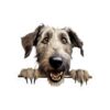 Irish WolfhoundDog Kiss-Cut Sticker - Perfect for Pet Lovers & Laptop Decor - Image 2