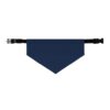 Navy Stylish Pet Bandana Collar for Dogs - Fashionable and Comfortable - Image 2