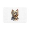 Yorkshire Terrier Pet Food Mat (12x18) - White - Image 2