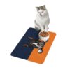 Boston Terrier Pet Food Mat (12x18) - BLUE/ORANGE - Image 4