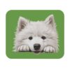 Samoyed Mouse Pad -Green Pet Design for Dog Lovers - Image 2