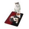 Portugese Water Dog Food Mat (12x18)  -Garnet/Black - Image 4