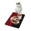 American Cocker Spaniel Food Mat (12x18)  -Garnet/Black - Image 3
