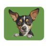 Rat Terrier Mouse Pad -Green Pet Design for Dog Lovers - Image 2