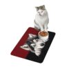 Alaskan Malamute Dog Food Mat (12x18)  -Garnet/Black - Image 4