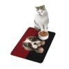Shih Tzu Dog Food Mat (12x18)  -Garnet/Black - Image 4