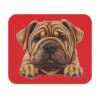 Shar Pei Mouse Pad -Red Cute Pet Design for Dog Lovers - Image 2