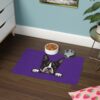 Boston Terrier Pet Food Mat (12x18) - Purple - Image 4
