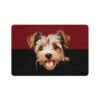 Biewer Terrier Dog Food Mat (12x18)  -Garnet/Black - Image 2