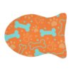 Colorful Pet Feeding Mats with Fun Bones & Paws Design-Crusta - Image 2