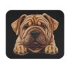 Shar Pei Mouse Pad -Black Cute Pet Design for Dog Lovers - Image 2