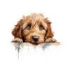 Goldendoodle Dog Kiss-Cut Sticker - Perfect for Pet Lovers & Laptop Decor - Image 2