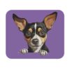 Rat Terrier Mouse Pad -Light Purple Pet Design for Dog Lovers - Image 2