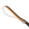 Orange and Smoky Stylish Dual-Color Dog Leash - Durable & Comfortable - Image 4