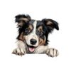 Collie Dog Kiss-Cut Sticker - Perfect for Pet Lovers & Laptop Decor - Image 2