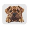 Shar Pei Mouse Pad -White Cute Pet Design for Dog Lovers - Image 2
