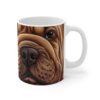 This Shar Pei 11 oz white mug exudes warmth and coziness - Image 5