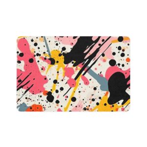 Abstract Design 4 Pet Food Mat (12x18)