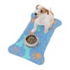 Colorful Pet Feeding Mats with Fun Bones & Paws Design-Light Blue - Image 6