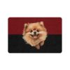Pomeranian Dog Food Mat (12x18)  -Garnet/Black - Image 2