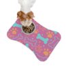 Colorful Pet Feeding Mats with Fun Bones & Paws Design-Light Pink - Image 3