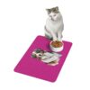 Australian Shepard Pet Food Mat (12x18) - Pink - Image 4