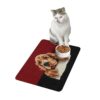 English Cocker Spaniel Dog Food Mat (12x18)  -Garnet/Black - Image 4